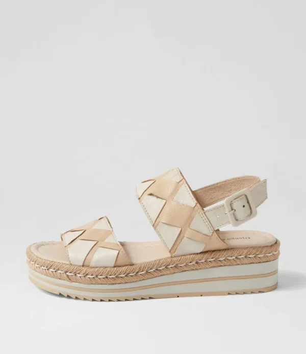 Women DJANGO & JULIETTE Espadrilles<Acke Camel Almond Leather Sandals