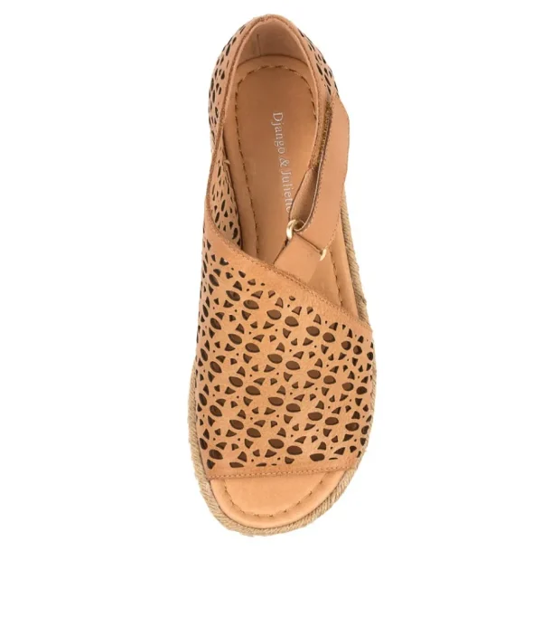 Women DJANGO & JULIETTE Espadrilles<Alkiet Dk Tan Leather
