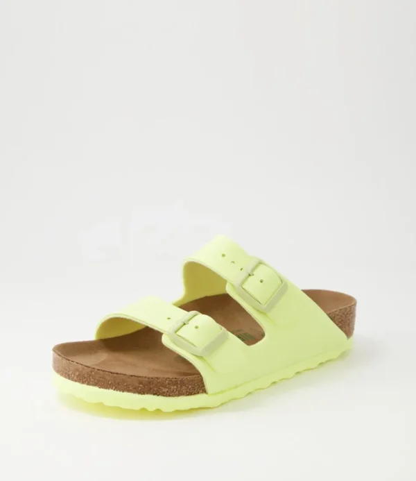 Women BIRKENSTOCK Comfort<Arizona Earthy Vegan W Popcorn Birkibuc Slides