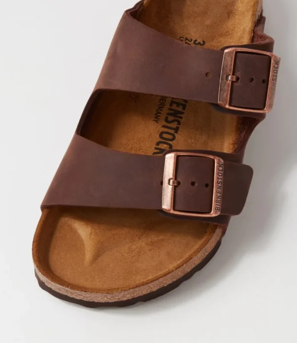 Women BIRKENSTOCK Comfort<Arizona Habana Leather
