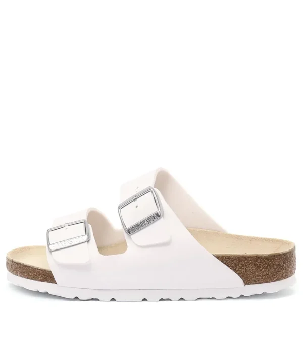 Women BIRKENSTOCK Comfort<Arizona White Birkoflor