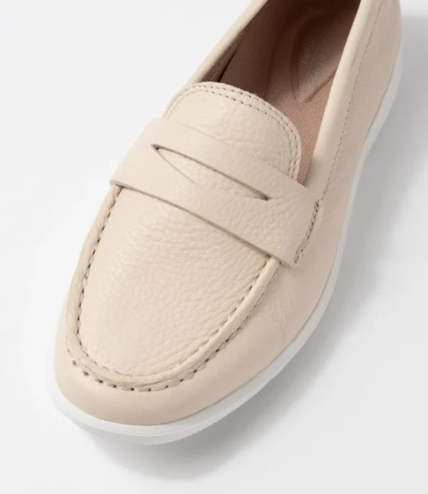 Women ROCKPORT Loafers<Ayva Washable Penny Vanilla Leather Loafers