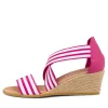 Women DJANGO & JULIETTE Espadrilles<Briage Dj Fuchsia&White Fuchsia Elastic Leather