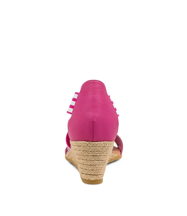 Women DJANGO & JULIETTE Espadrilles<Briage Dj Fuchsia&White Fuchsia Elastic Leather