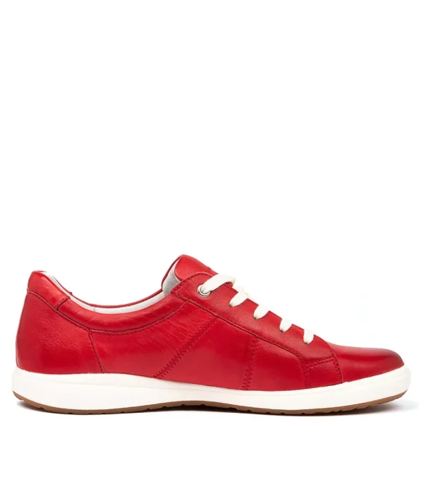 Women JOSEF SEIBEL Comfort<Caren 01 Red Leather