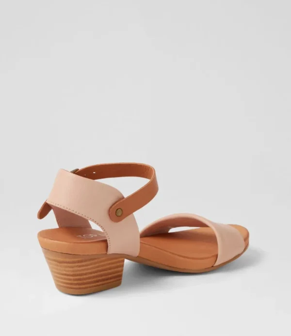 Women TOP END Heels<Control Cafe Dark Tan Leather Sandals