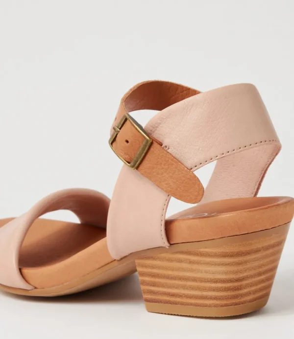 Women TOP END Heels<Control Cafe Dark Tan Leather Sandals