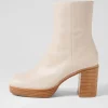 Women TOP END Boots<Daneka Almond Leather Ankle Boots