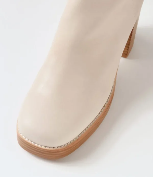 Women TOP END Boots<Daneka Almond Leather Ankle Boots