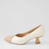 Women DJANGO & JULIETTE Heels<Dinah Dark Nude Ivory Leather Heels