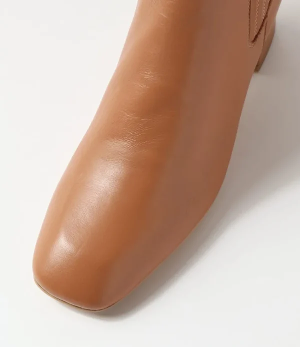 Women TOP END Boots<Elsea Tan Leather Chelsea Boots
