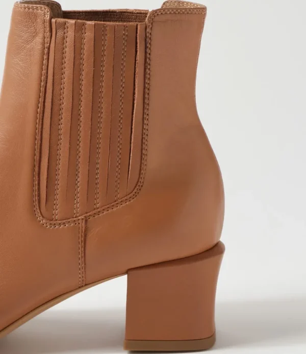 Women TOP END Boots<Elsea Tan Leather Chelsea Boots