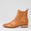 Women DJANGO & JULIETTE Boots<Fava New Tan Leather Ankle Boots