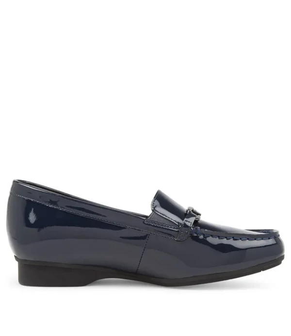 Women ZIERA Loafers<Fenders Xf Navy Patent Leather Loafer