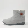 Women ZIERA Boots<Frilla Xw Grey Beige Fur Fabric Slippers