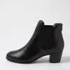 Women ZIERA Boots<Gadore W Black Leather Chelsea Boots