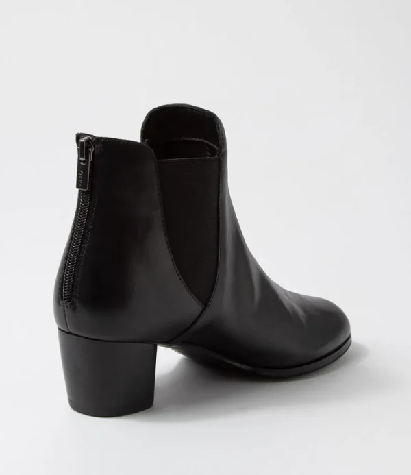 Women ZIERA Boots<Gadore W Black Leather Chelsea Boots