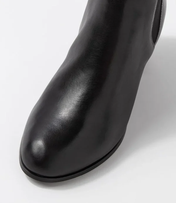 Women ZIERA Boots<Gadore W Black Leather Chelsea Boots