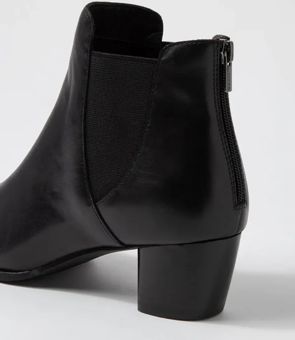 Women ZIERA Boots<Gadore W Black Leather Chelsea Boots