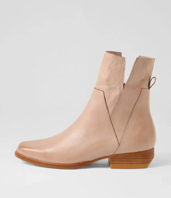 Women TOP END Boots<Gaines Cafe Leather Ankle Boots