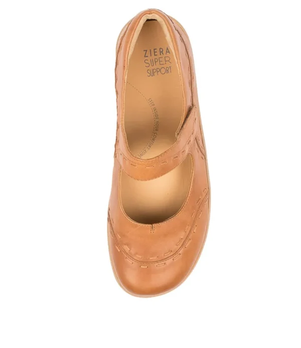 Women ZIERA Comfort<Gummibear W Tan Leather