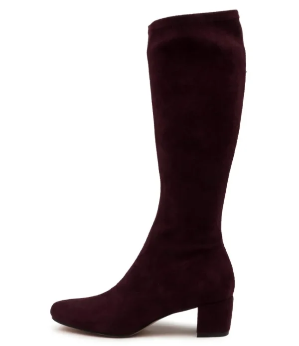 Women DJANGO & JULIETTE Boots<Hayleys Mulberry Stretch Microsuede