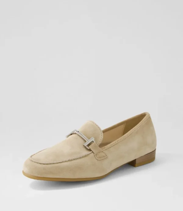 Women ARA Comfort<Kent 72 Sand Suede Flat Shoes