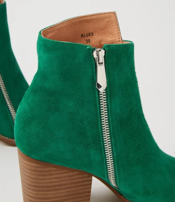 Women DJANGO & JULIETTE Boots<Klues New Emerald Suede Ankle Boots