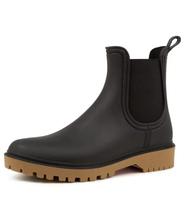 Women DIANA FERRARI Boots<Laurina Black Gumboot