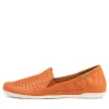 Women ZIERA Comfort<Liana W New Orange Leather Flat Shoes