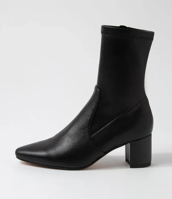 Women DIANA FERRARI Boots<Linta Black Stretch Ankle Boots