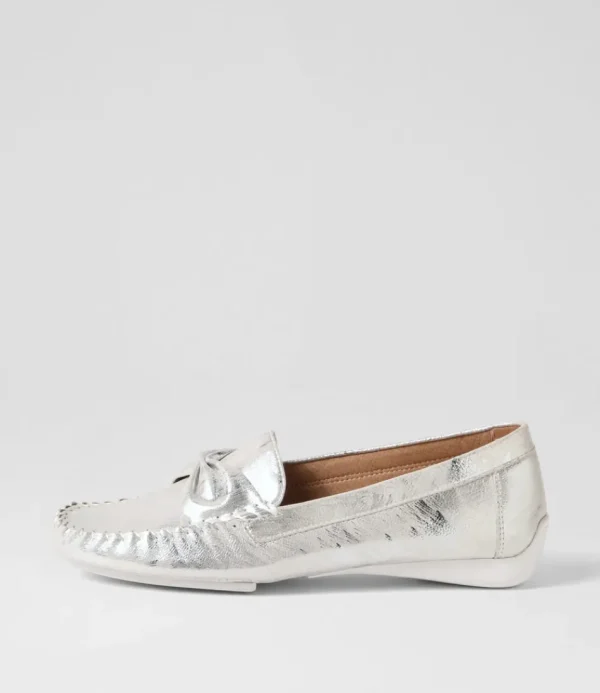 Women DJANGO & JULIETTE Loafers<Loukas Silver Scratch Leather Loafers