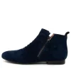 Women TOP END Boots<Mallie Navy Suede