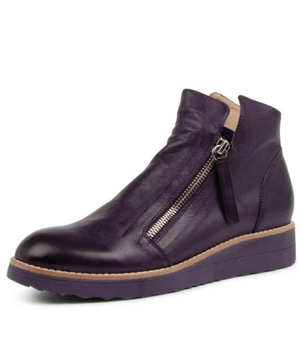 Women TOP END Boots<Ohmy Aubergine Leather