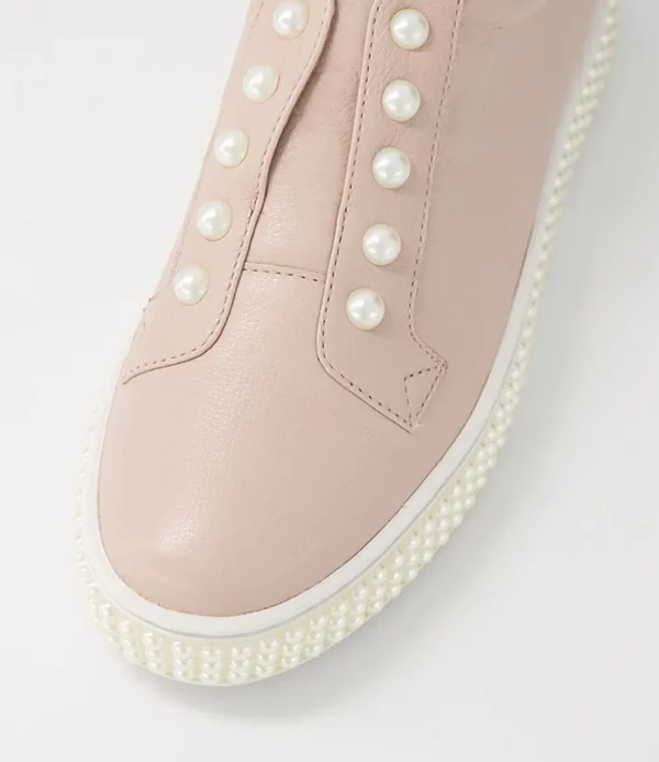 Women TOP END Sneakers<Quempo Dusty Pink Leather Sneakers