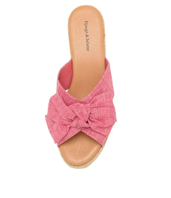 Women DJANGO & JULIETTE Espadrilles<Serena Lrg Pink Fabric