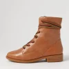 Women ZIERA Boots<Sherril Xf Tan Leather Ankle Boots