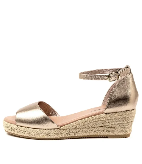 Women DJANGO & JULIETTE Espadrilles<Skip Champagne Leather