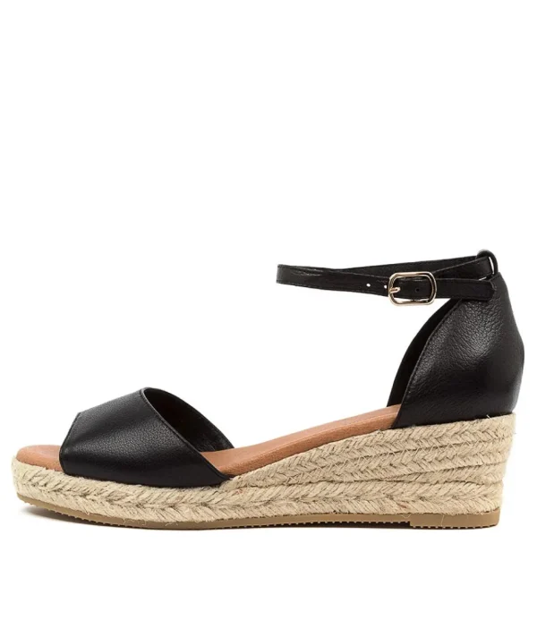 Women DJANGO & JULIETTE Espadrilles<Skip Dj Black Leather