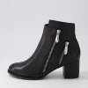 Women DJANGO & JULIETTE Boots<Slaine Black Leather Chelsea Boots