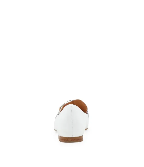 Women TOP END Loafers<Socoro White Leather Loafers