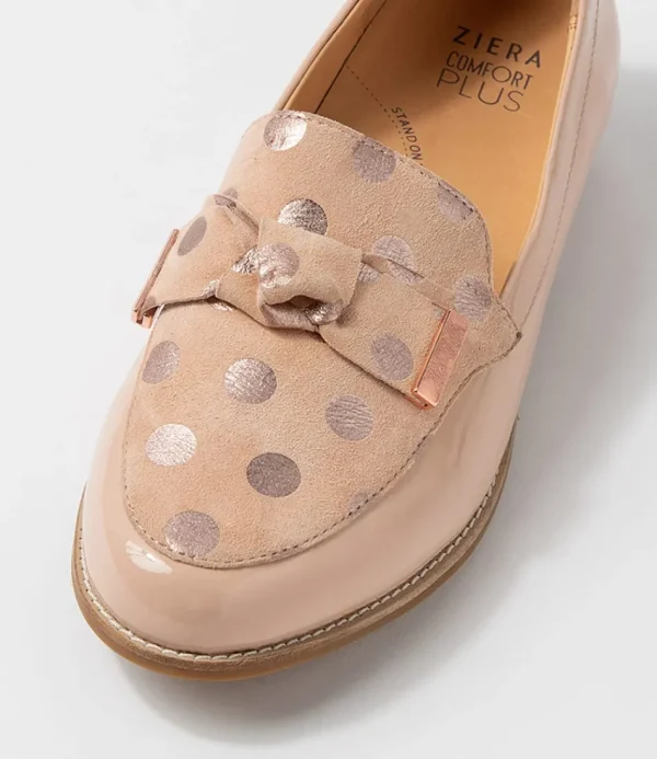 Women ZIERA Loafers<Tulips Xf Cafe Rose Gold Spot Multi Loafers