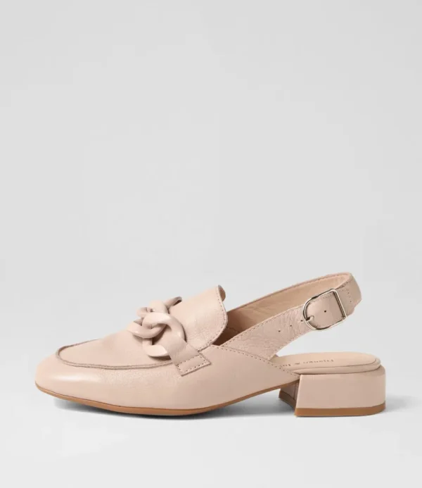 Women DJANGO & JULIETTE Flats<Vaborys Nude Leather Heels